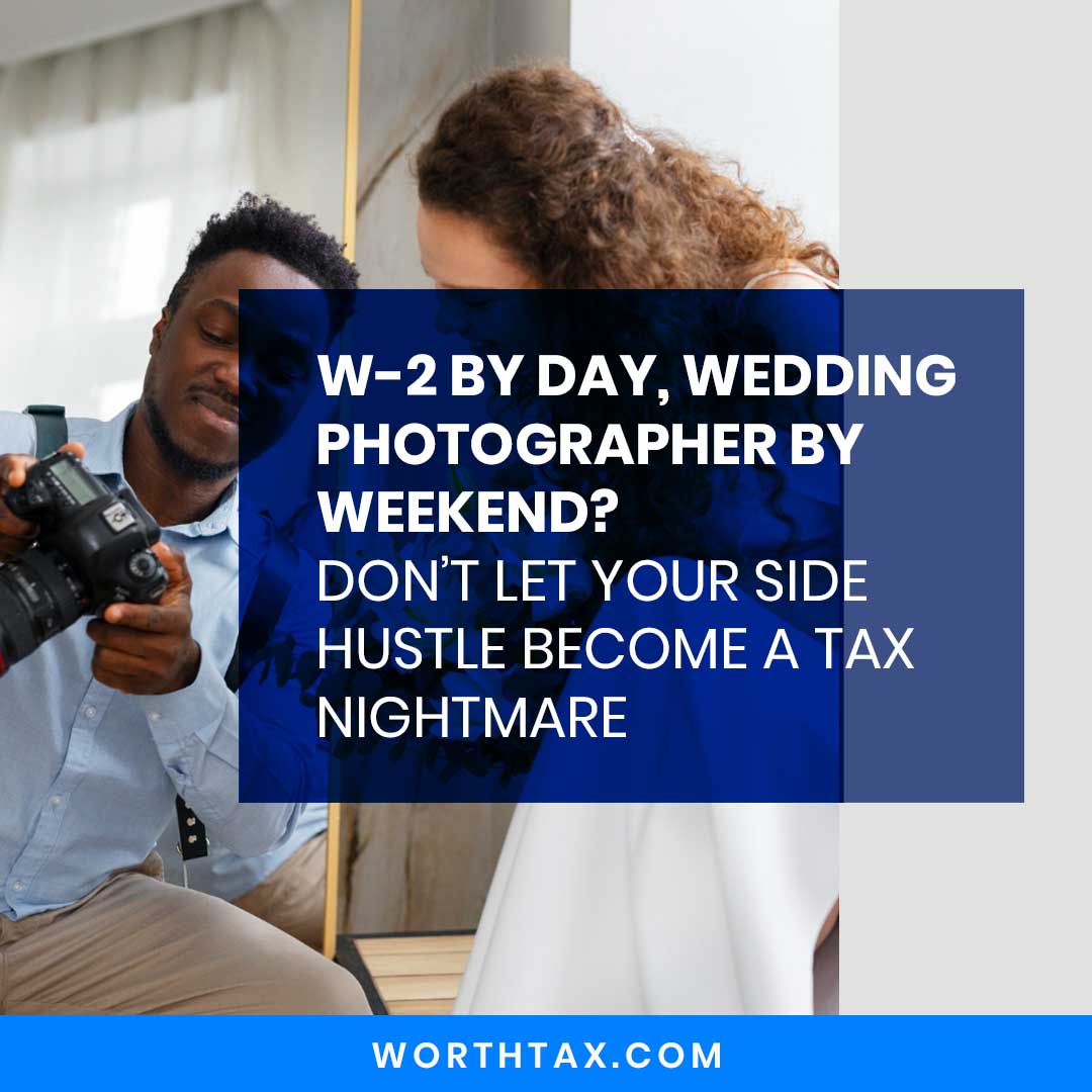 W-2 by Day, Wedding Photographer by Weekend
